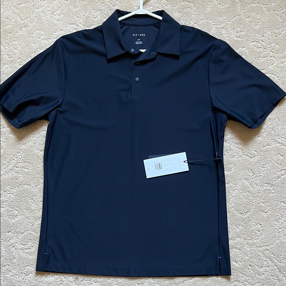 Kit and Ace Dark Navy Polo Shirt